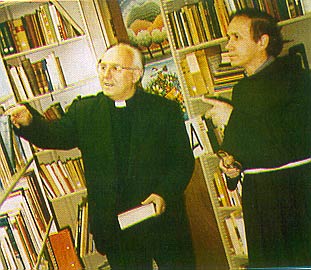 Archbishop Prendja at the Institute
